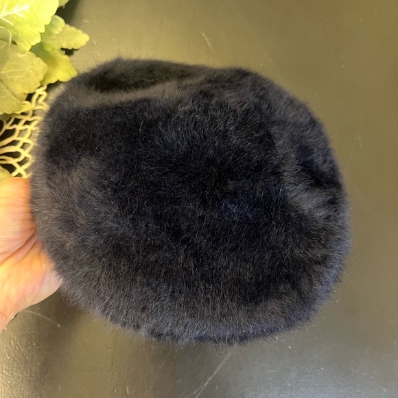 Kangol Vintage Angora Fur Blend Navy Blue Cap Hat Men’s Sz Medium - Picture 2 of 13